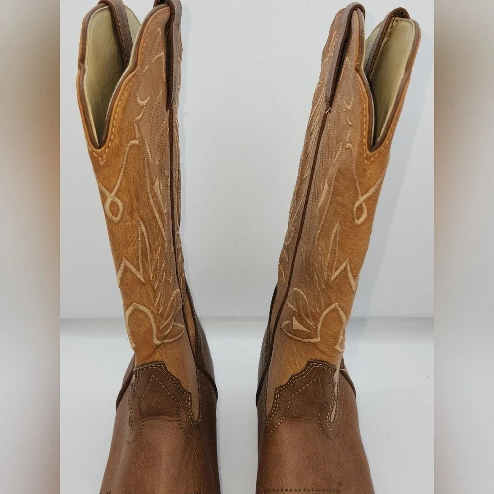 Smoky Mountain Women's Brown Western Boots Size‎ 9 Embroidered Detail
